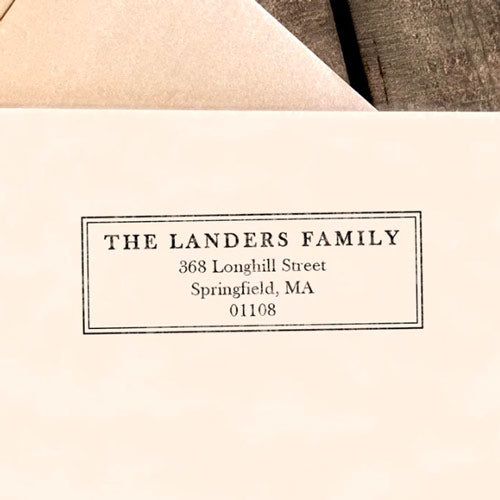 The Landers Return Address Stamp