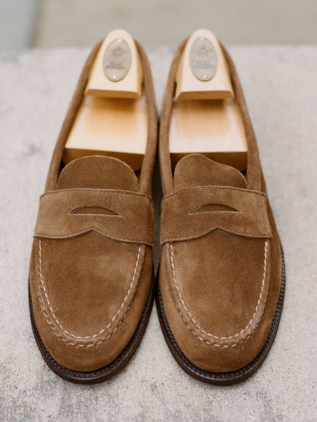 Alden Snuff Suede Unlined Penny Loafer – Harrison Limited