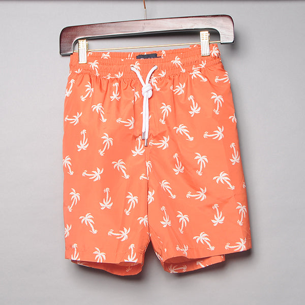 Drake's Orange Palm Tree Swim Trunks