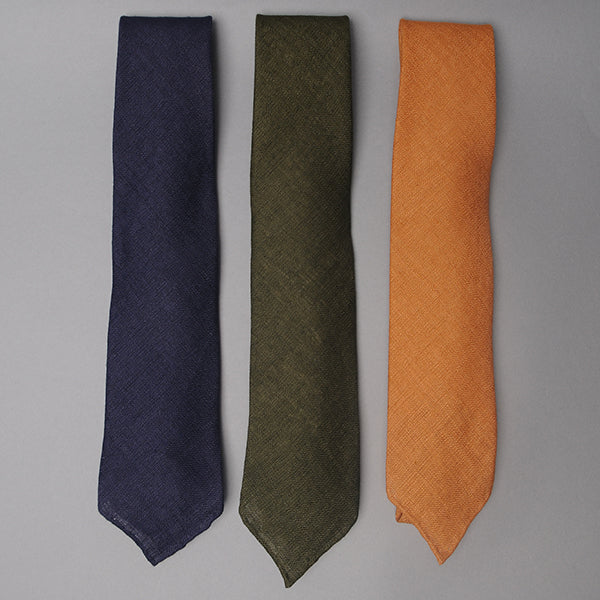 Drake's Solid Linen Ties