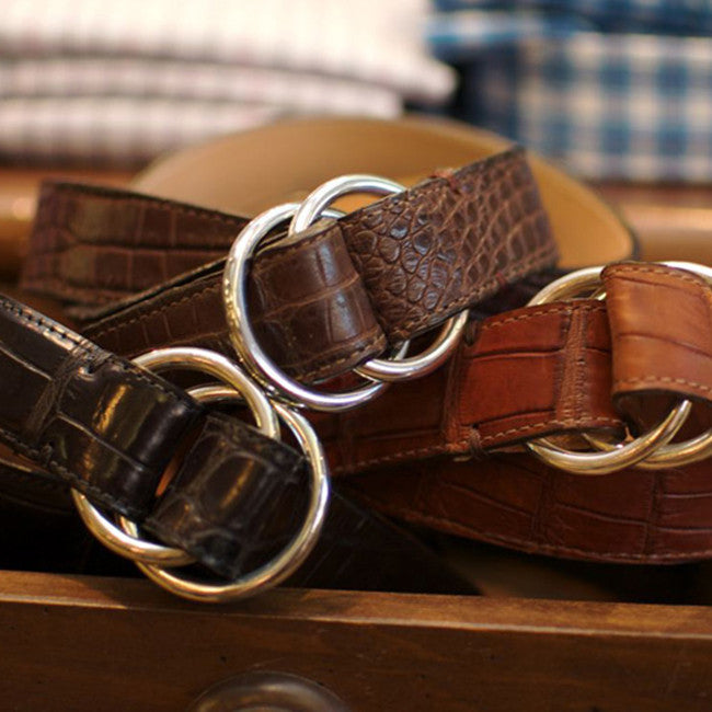 Harrison O Ring Belt By Martin Dingman Cognac Harrison Limited