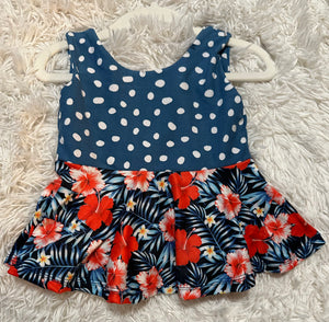 Tropical Freedom Peplum(DBP) - The Boss Princess Boutique