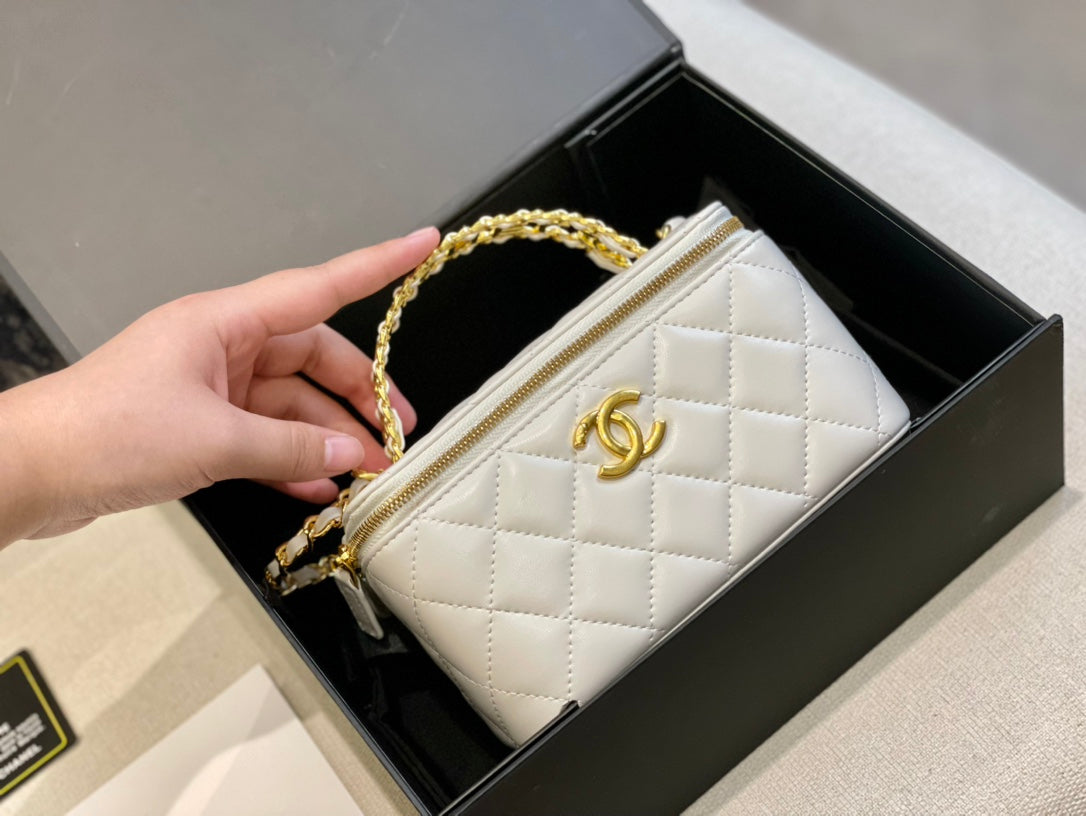 Chanel Beige Vanity Box Bag RJC2239  LuxuryPromise