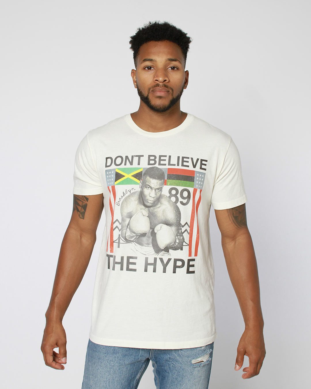Tyson Don T Believe The Hype Tee Roots Of Inc Dba Roots Of Fight