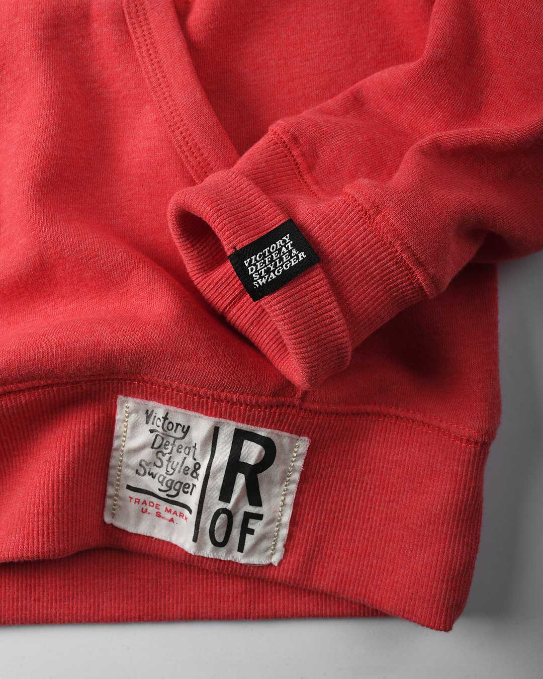 Ric Flair &#39;RF&#39; Red PO Hoody - Roots of Fight