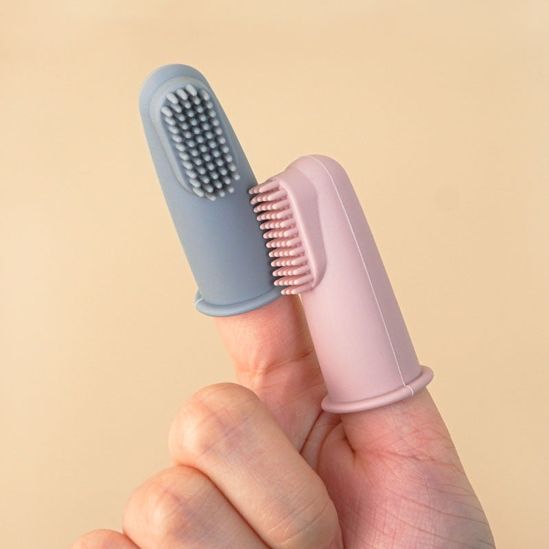 Escova Dental Massageadora de Silicone (Kit com 5 peças)