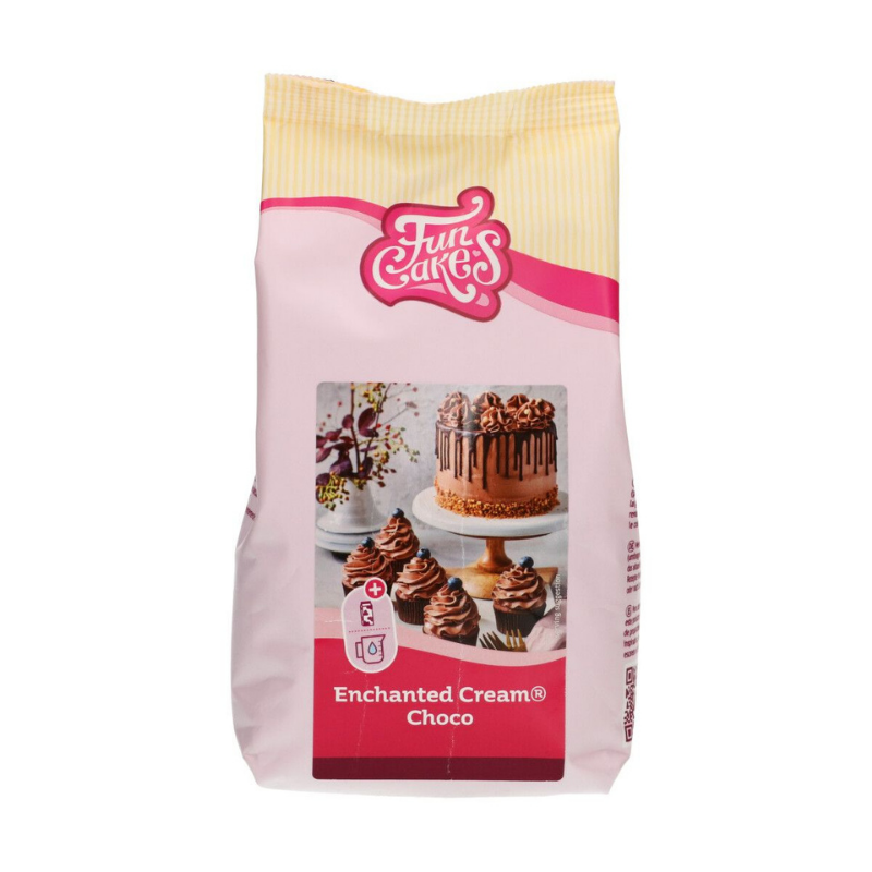FunCakes Enchanted Cream Frosting Mix Choco 450g-Cocodrip - Tårta och Baktillbehör