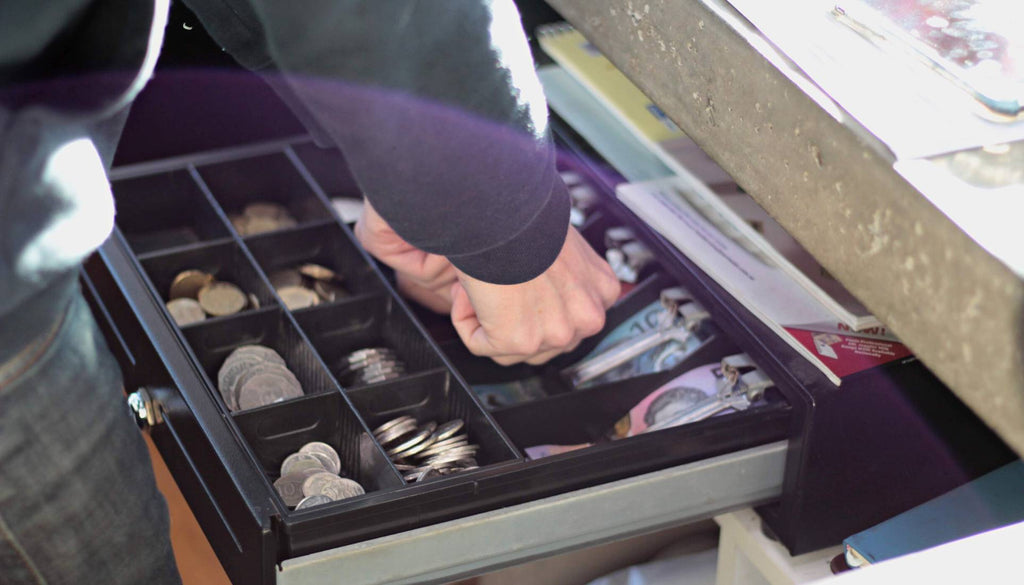 cafe cash drawer