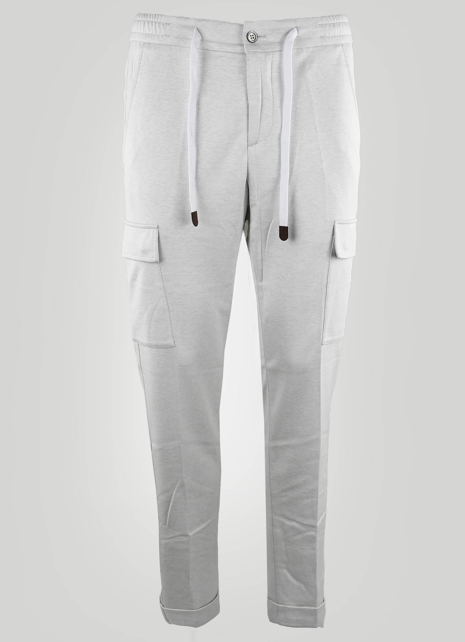 Marco Pescarolo Gray Cotton Silk Pa Cargo Pants