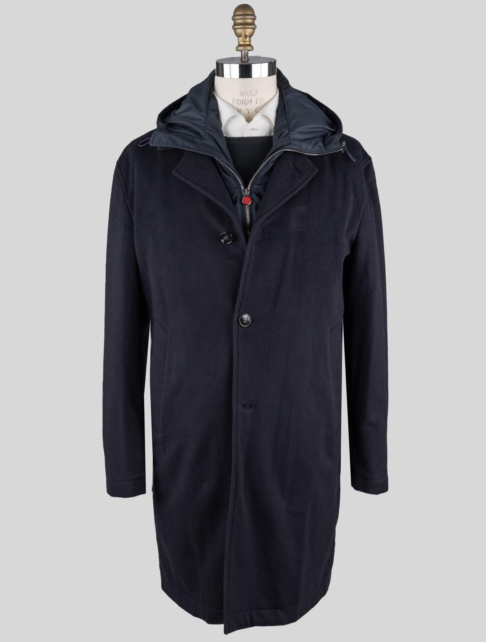 Kiton Blue Vicuña Overcoat