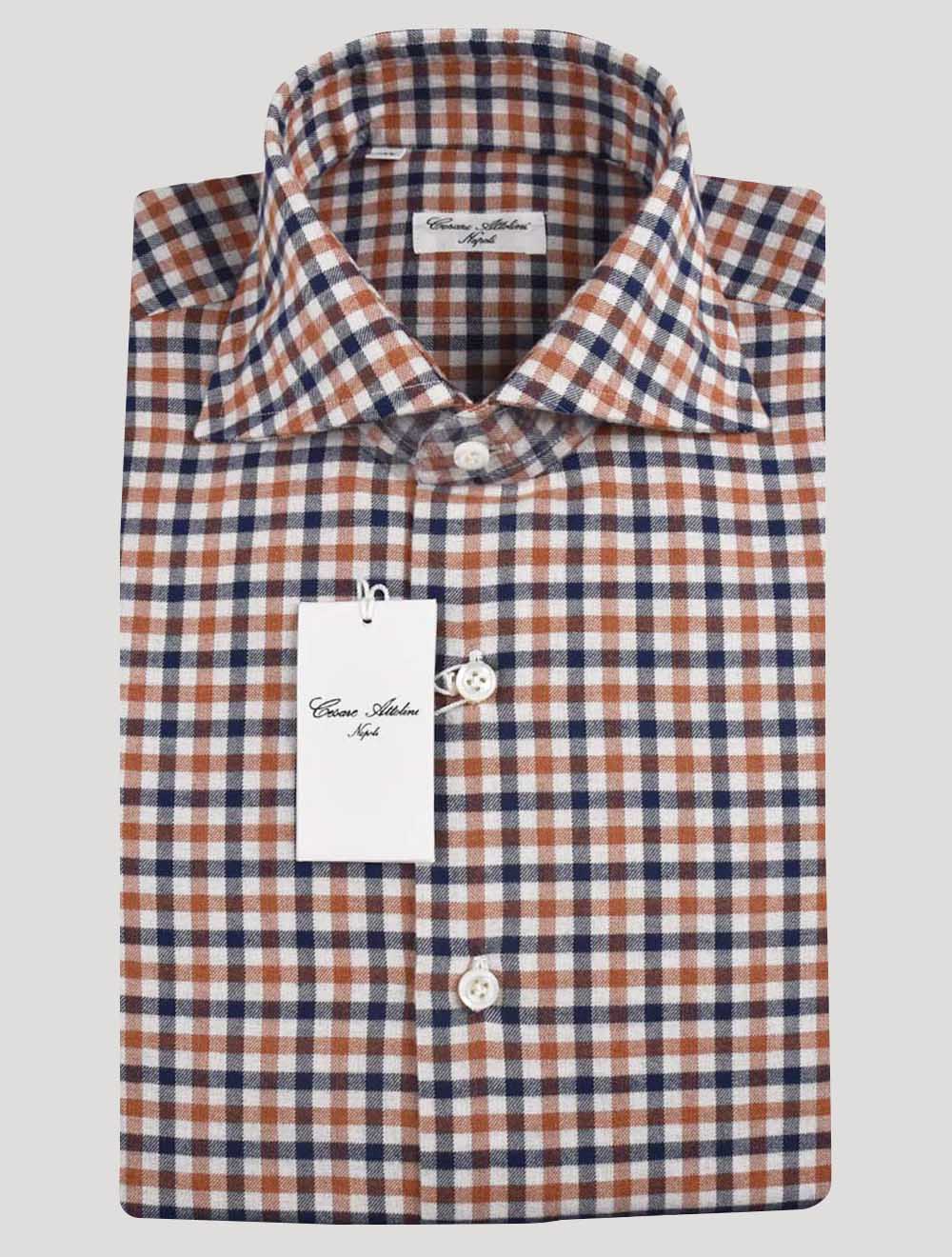 Cesare Attolini Multicolor Cotton Shirt