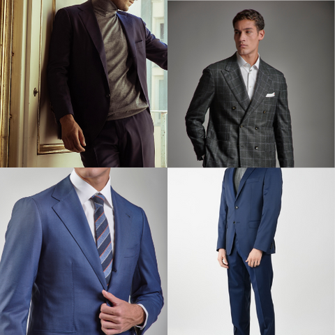 types of suits for cocktail attire