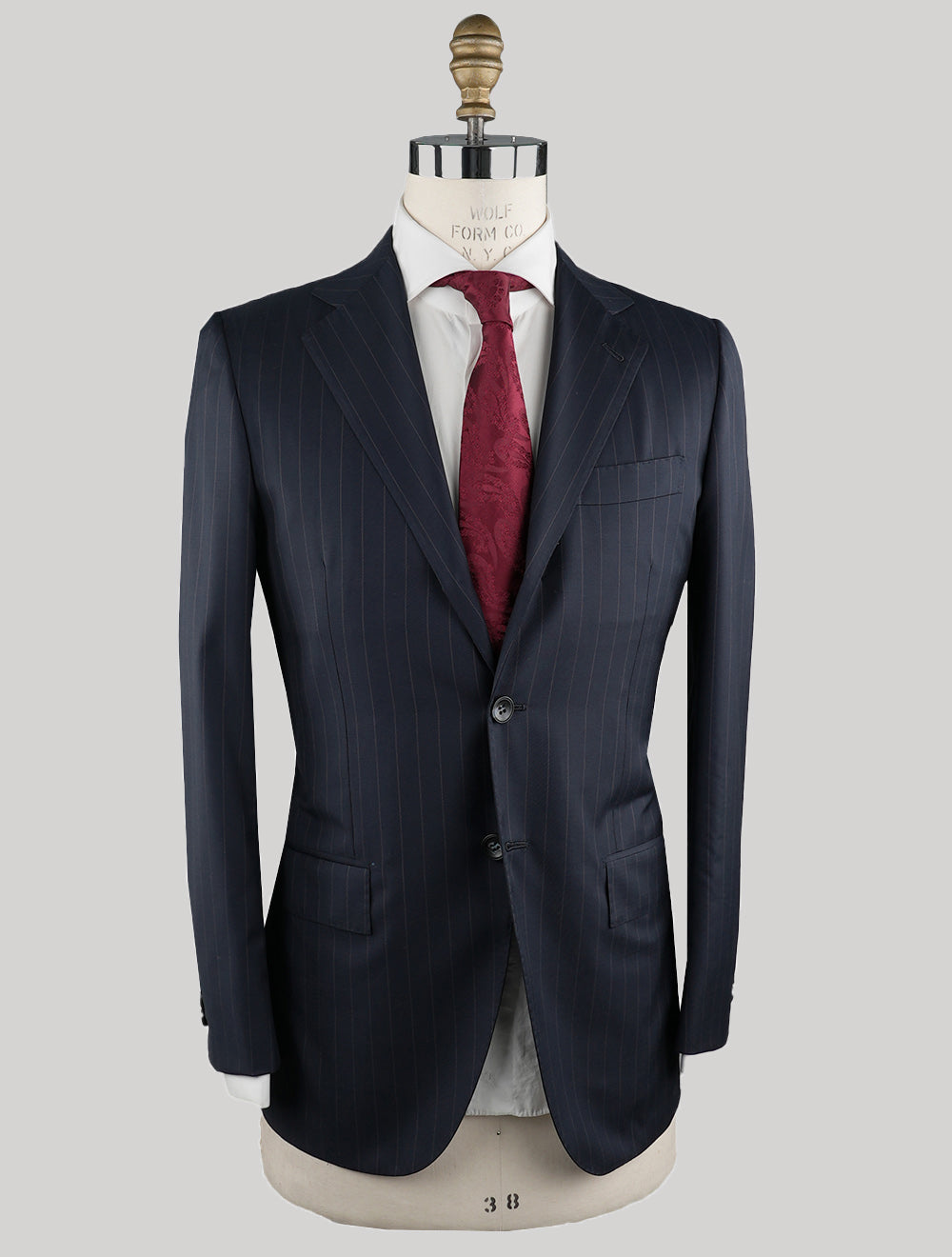 Kiton Blue Virgin Wool Suit EVO