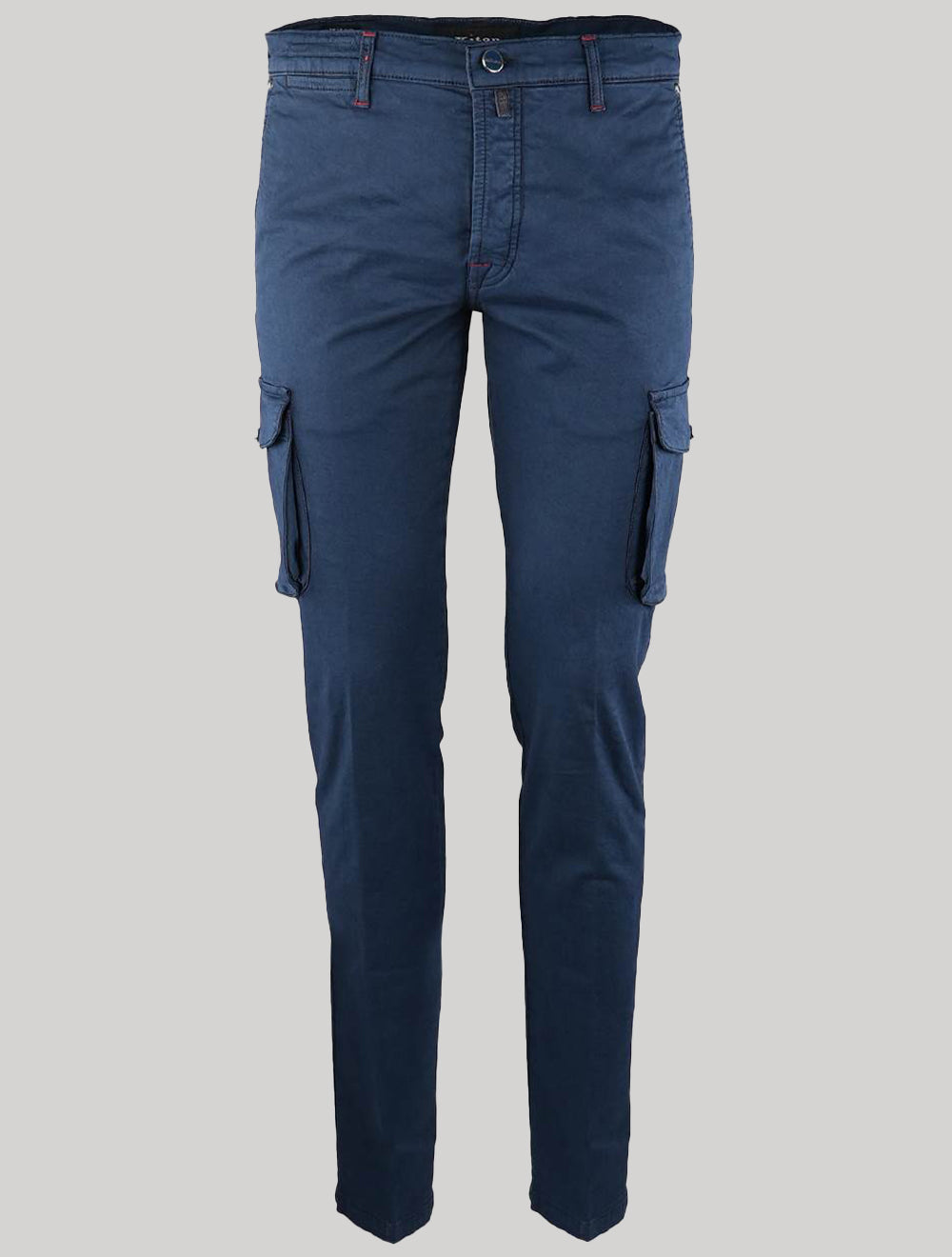 Kiton Blue Navy Cotton Ea Cargo Pant