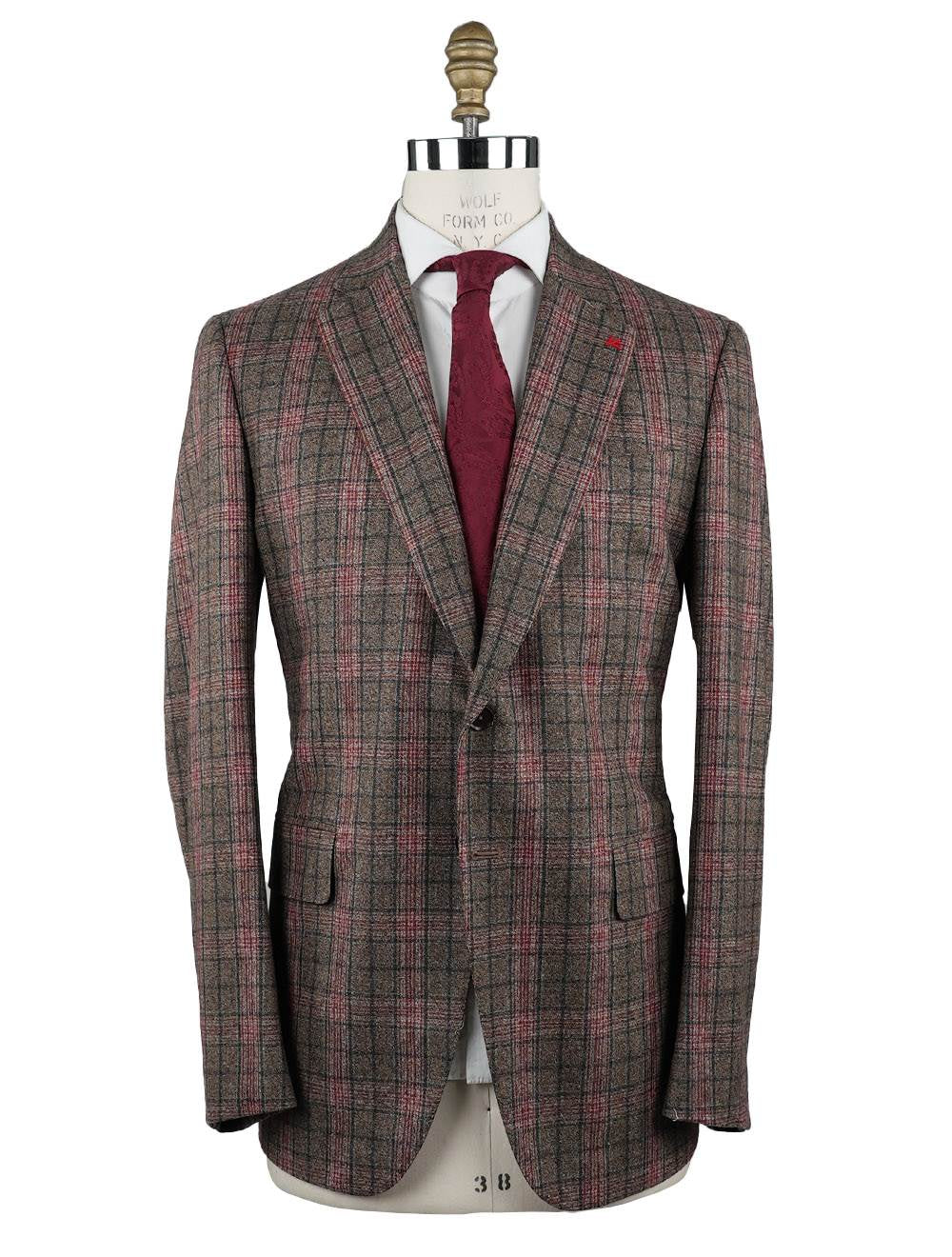 Isaia Multicolor Wool Suit