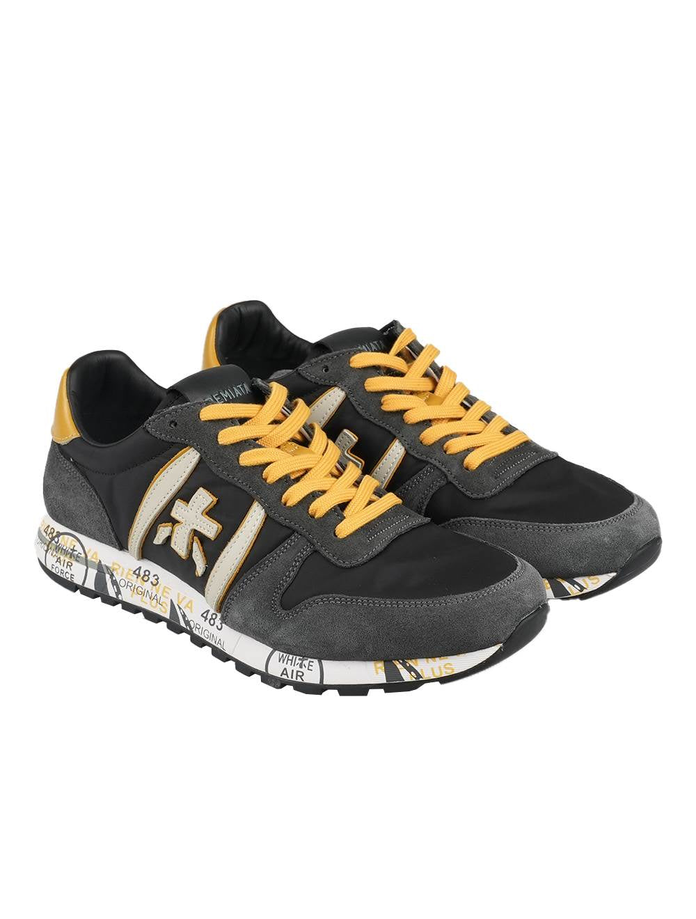 Premiata Multicolor Leather Suede PA Sneakers ERIC4944PS12