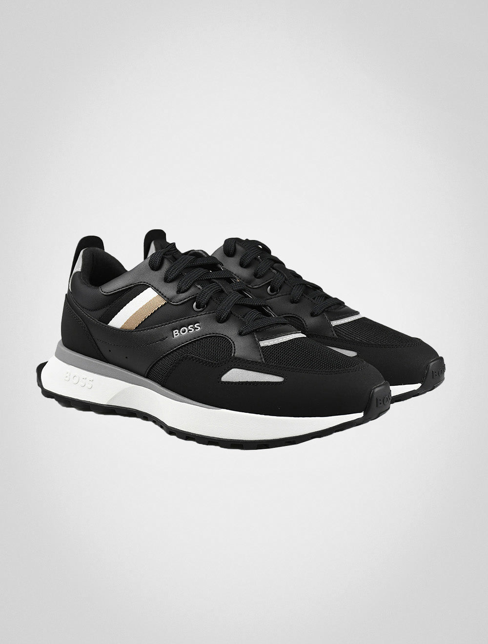 Hugo Boss Black Leather PU Sneakers