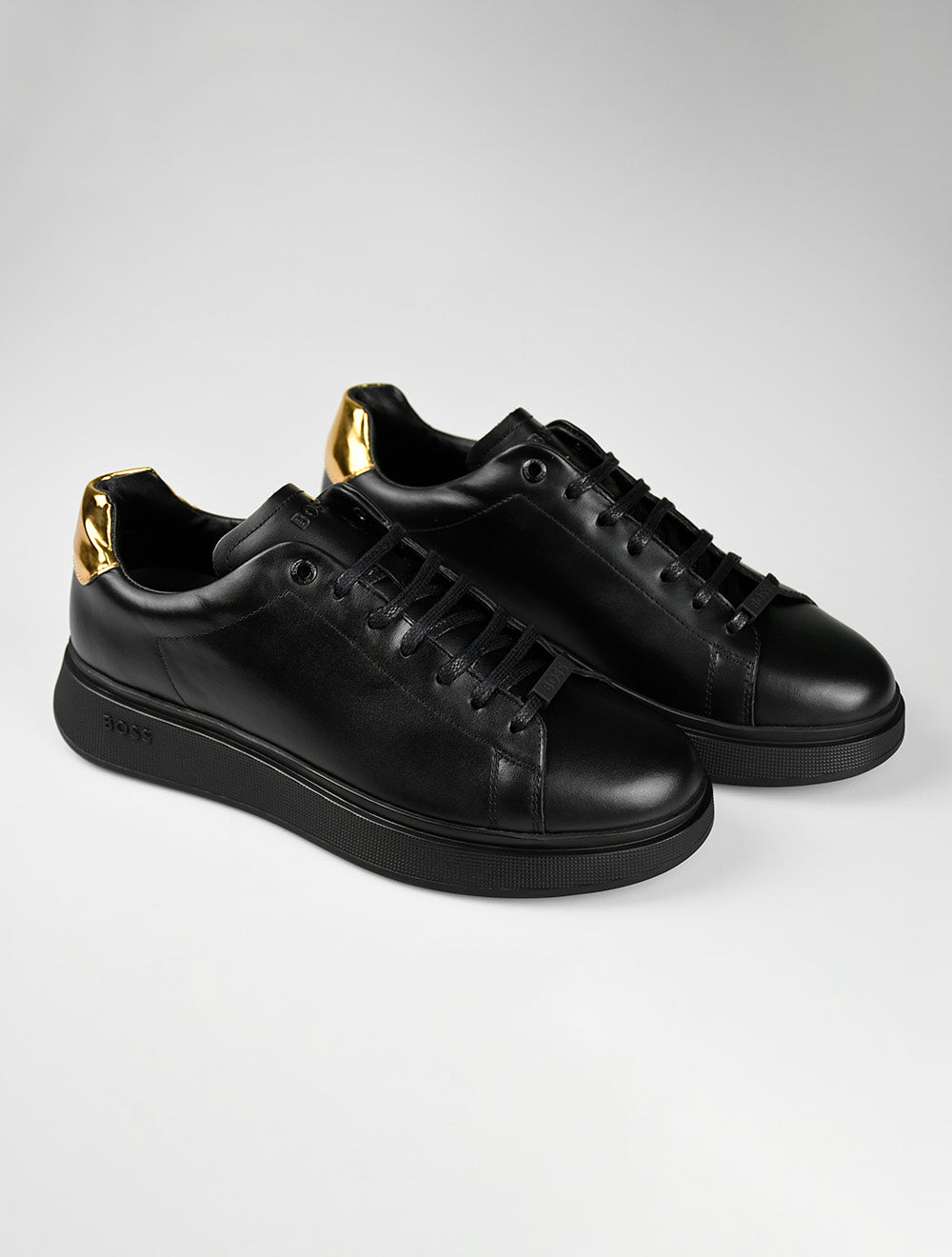 Hugo Boss Black Leather Sneakers