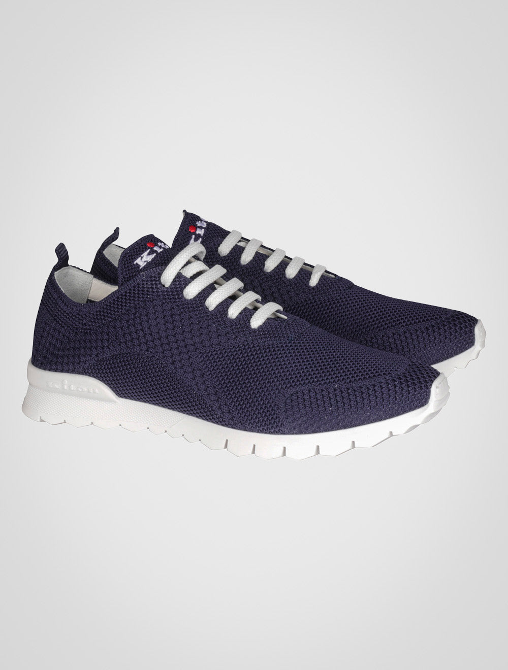 Kiton Navy Cotton EA Sneakers