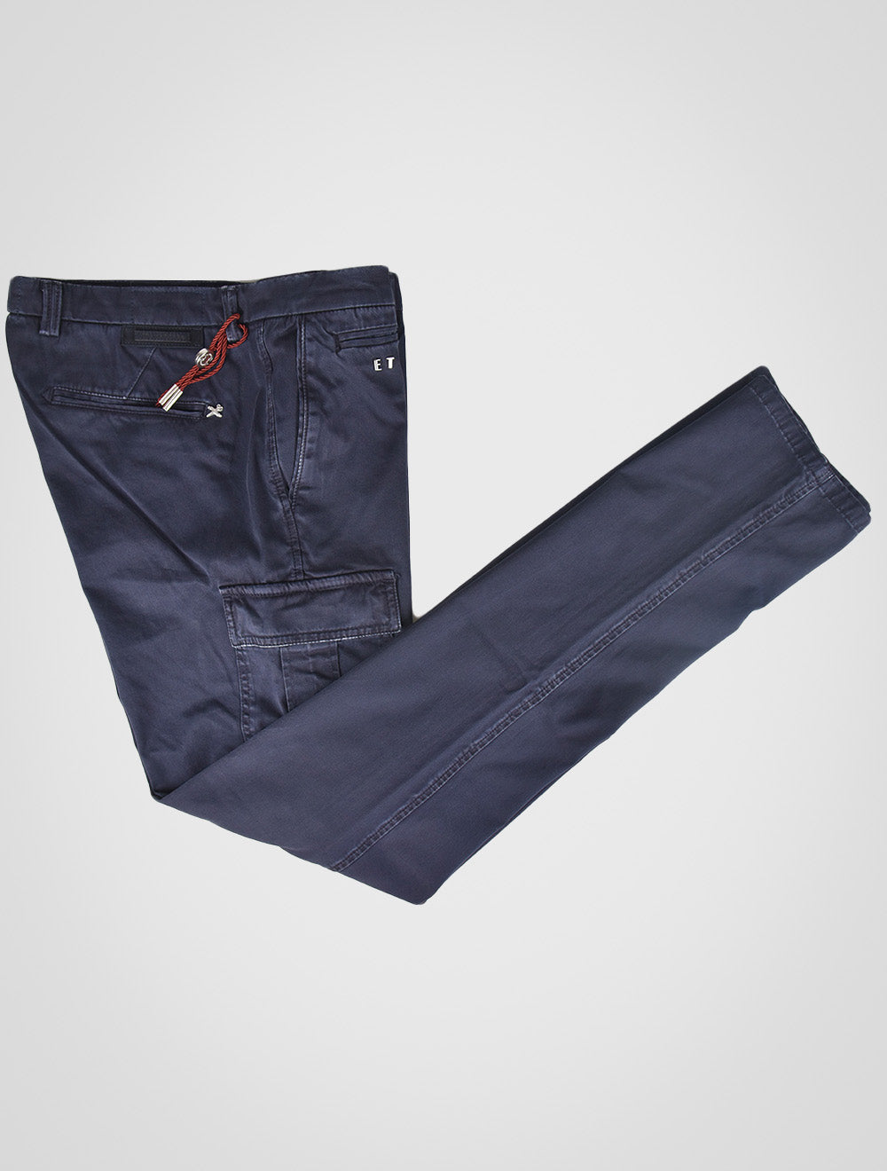 Tramarossa Blue Cotton Ea Pants Cargo