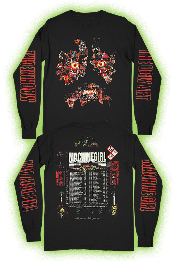 machine girl 2022 tour merch