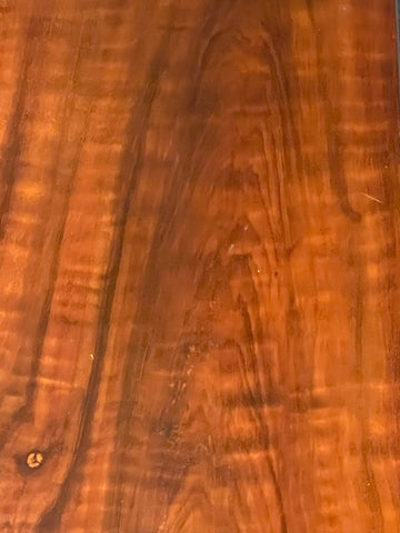 mahogany wood grainig, crotch figure technique