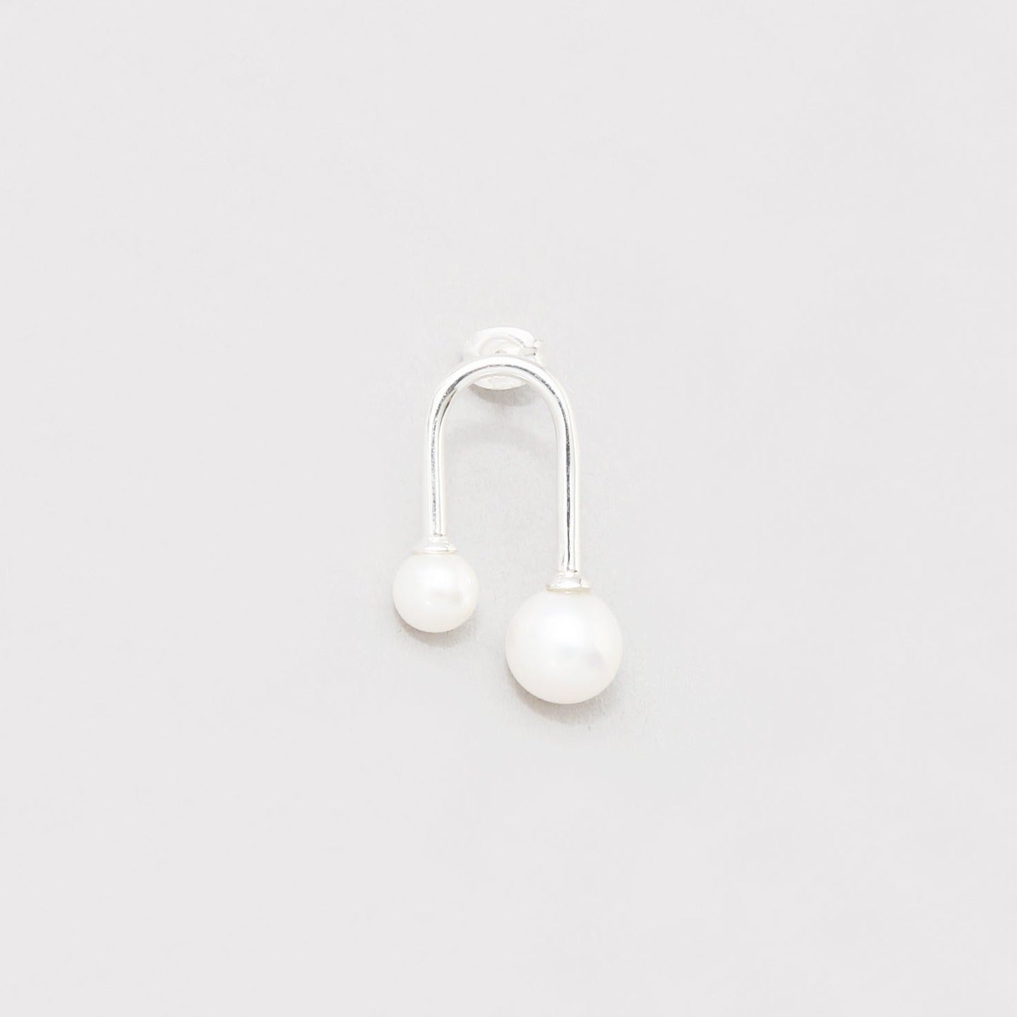 pearl pierce 10mm / Silver