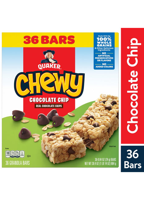 Quaker Chewy Yogurt Granola Bars Variety Pack 21 Bars Selling Clearance