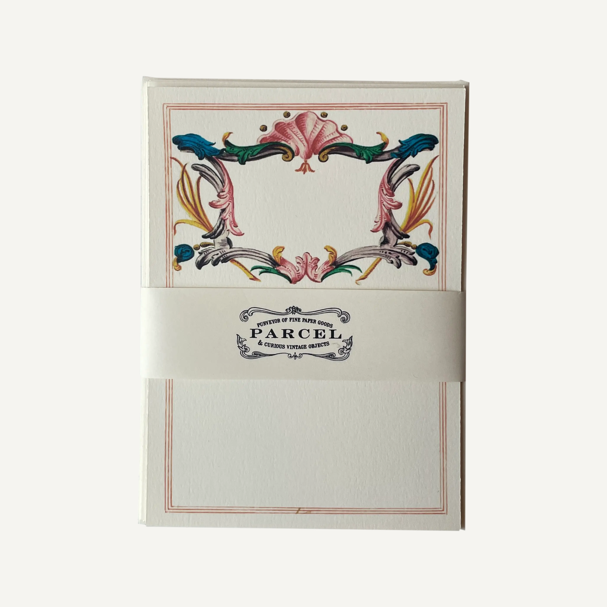 Shell Scrollwork Card
