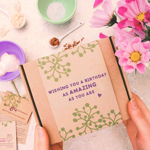 vegan letterbox gift birthday