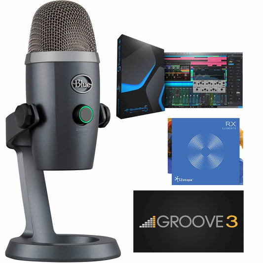 Blue Microphones Yeti Nano USB Condenser Microphone Podcast Bundle