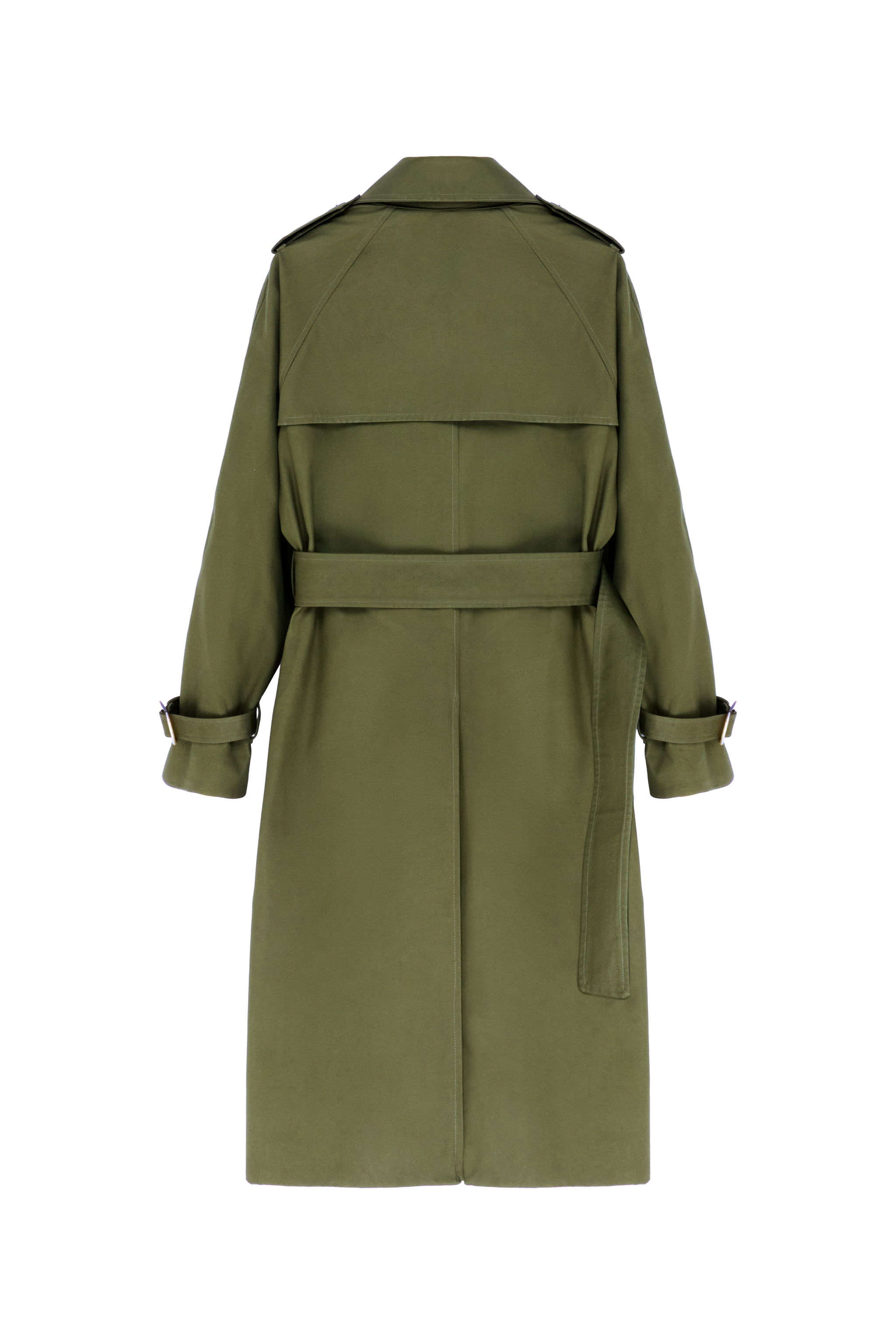 dos de trench-coat vert kaki M67 pour style d'été