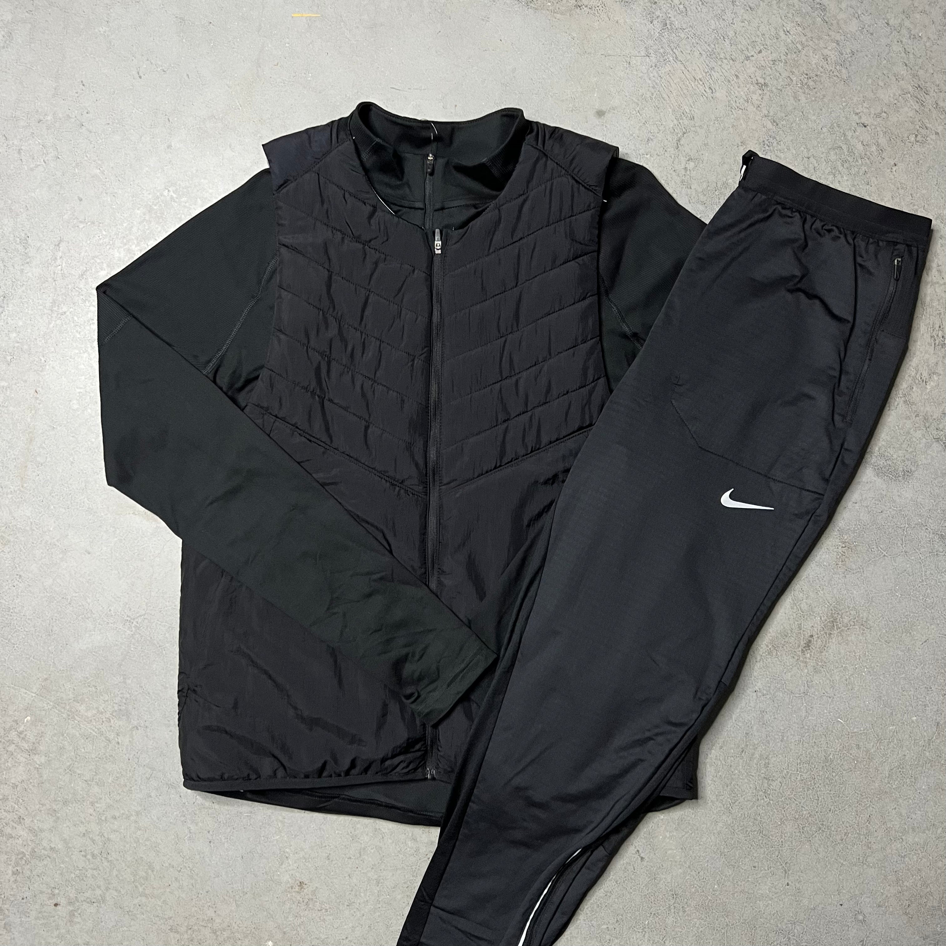 nike quarter zip set