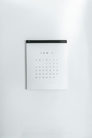 Calendar reminding clients of regular maintenance