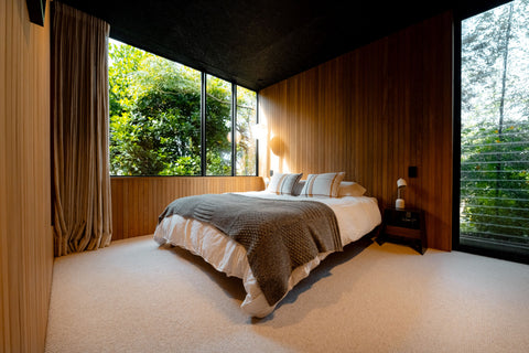 Samurai Pyua in bedroom - Oli Booth Architecture