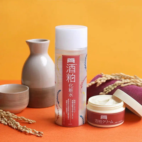 sake kasu skincare products