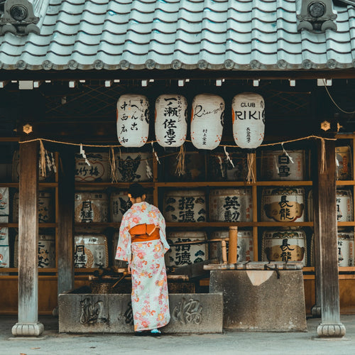 japanese sake barrels