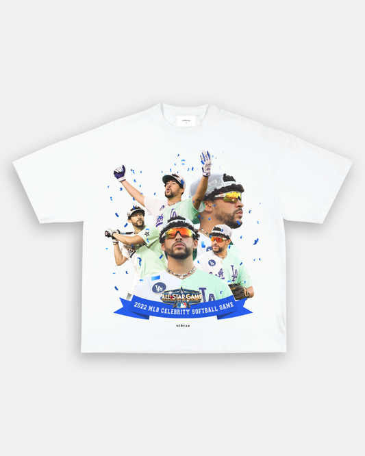 BAD BUNNY x LAKERS VINTAGE TEE – VIBRAS®