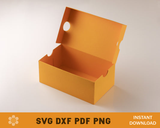 Shoe Box SVG, Shoe Box Clipart, Shoe Box Files for Cricut, Shoe Box File  for Silhouette, Shoe Box Png, Shoe Box Dxf, 
