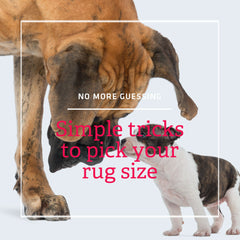 No more guesswork. Simple tricks to find the right rug size