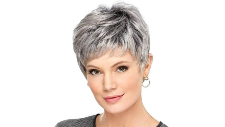 gray wig