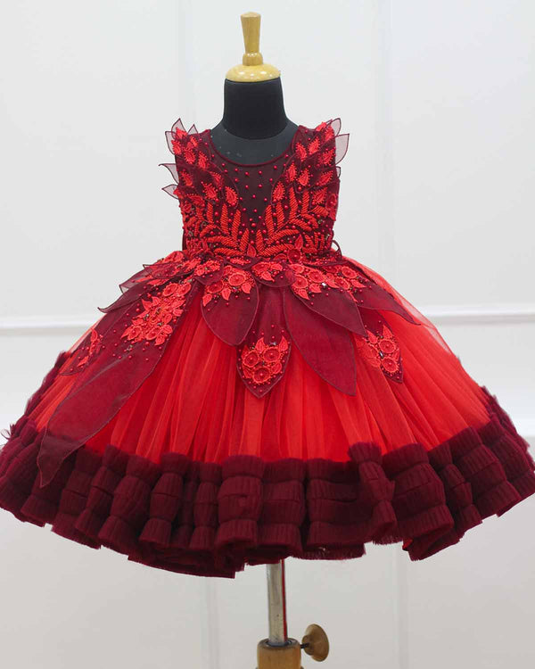 Girl's Red Frock – AaraastabySMH