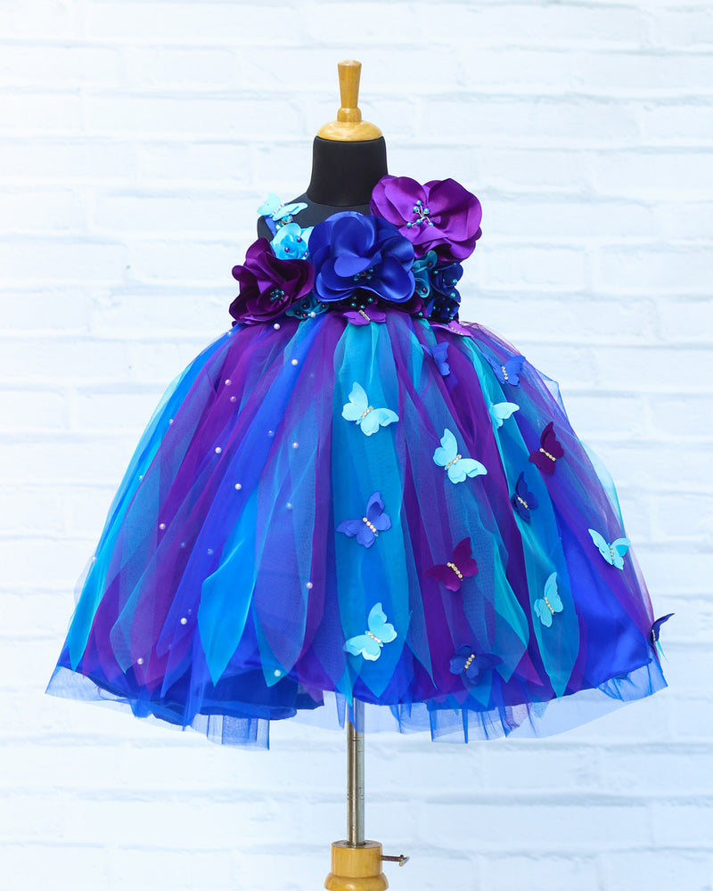 Buy Flower Frock For Kids | Best Kids Designer Wear – www.liandli.in