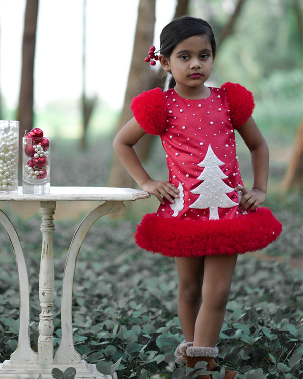 Buy Floral Dress, Baby Dress, Velvet Christmas Dress, Vintage Dress, Newborn  Dress, Santa Picture Dress, Red Velvet Dress, Scoop Back Dress Online in  India - Etsy