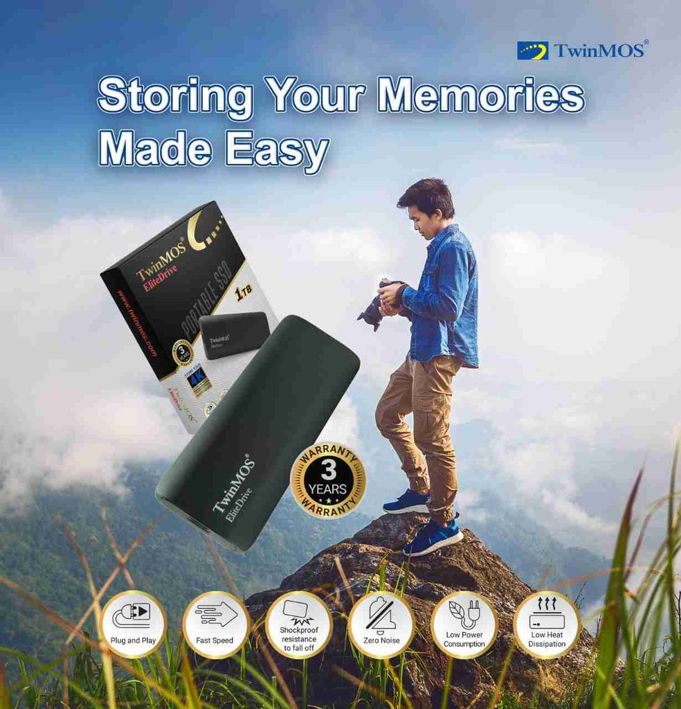 TwinMOS Portable EliteDrive 3.2/ SSD Hard Drive - Pakistan