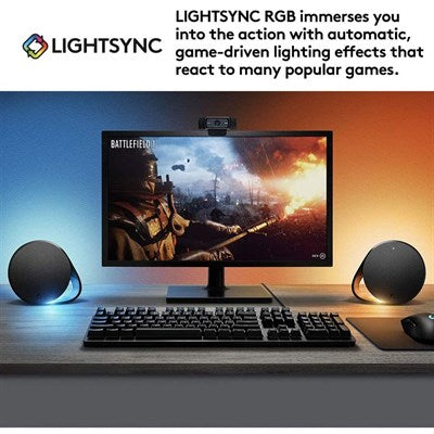 Logitech G560 Lightsync PC Gaming Computer Woofer Speaker