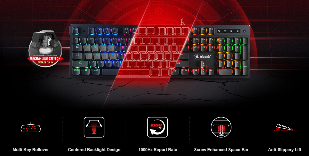 Bloody B500N Gaming Keyboard at Best Price in Pakistan