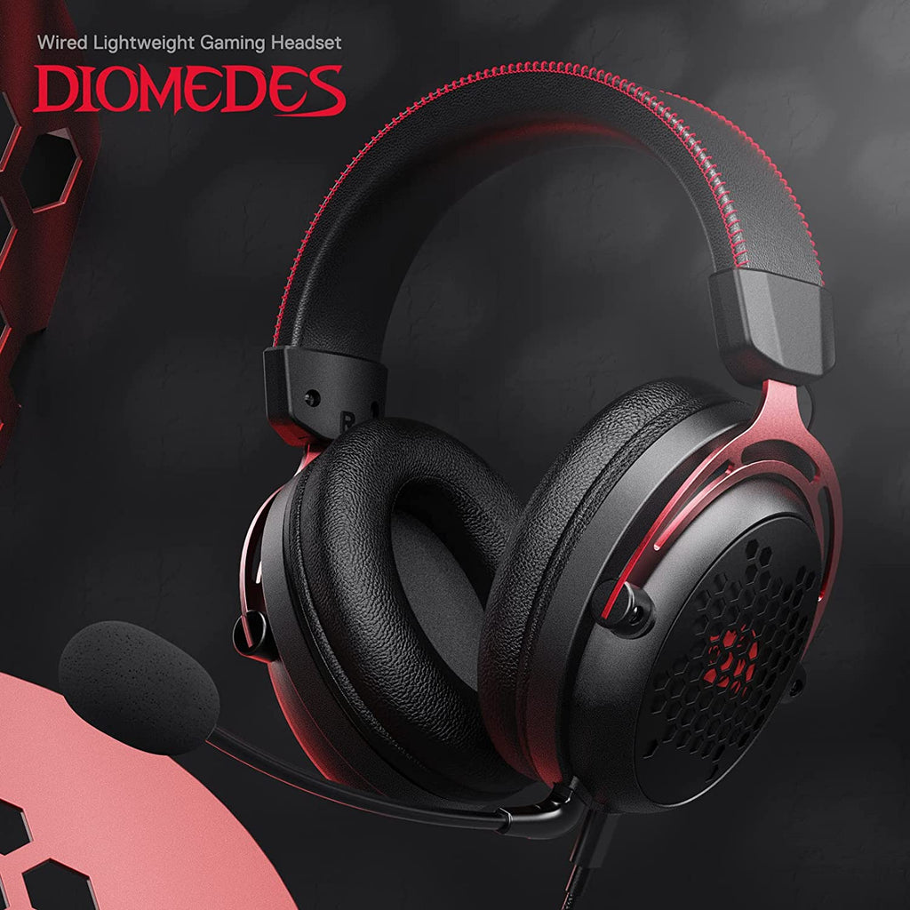 Redragon H386 Diomedes 7.1 Surround Wired Gaming Headphones