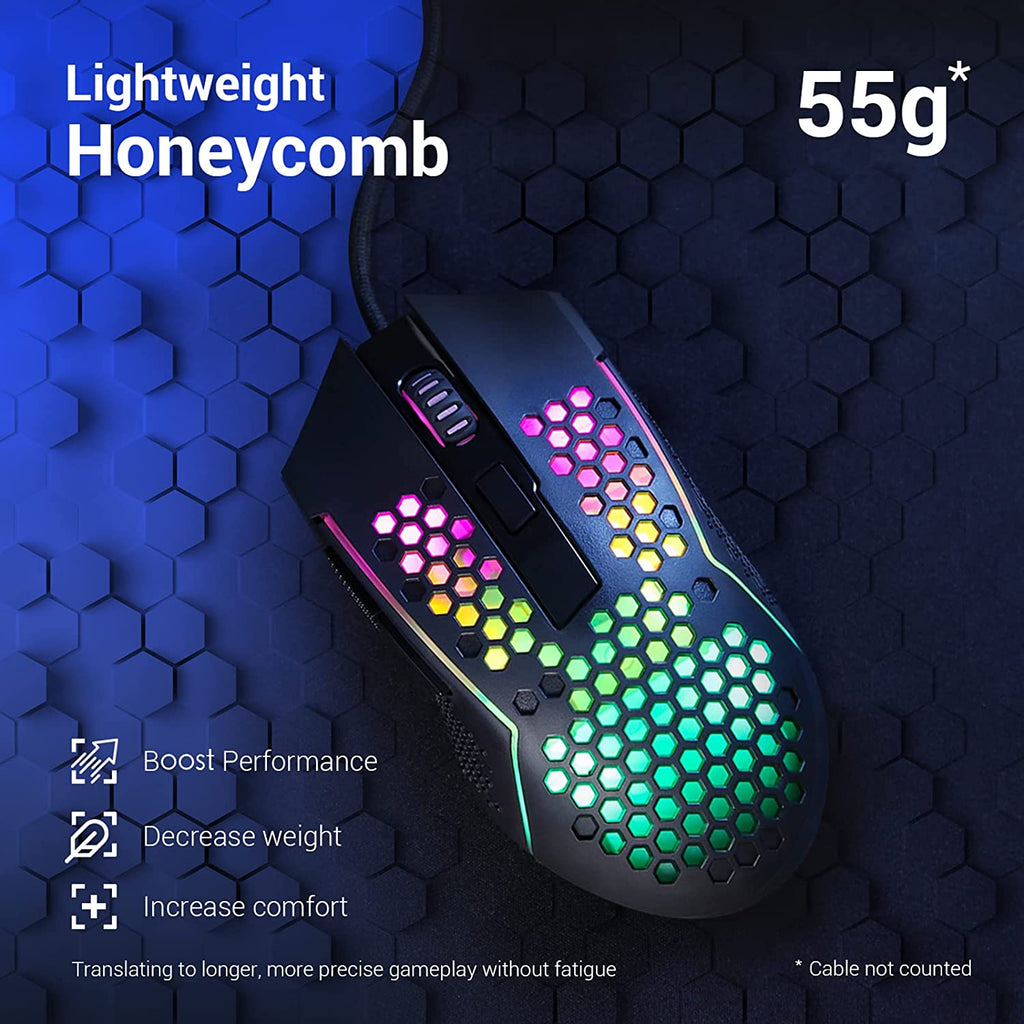 Redragon M987 Lightweight Honeycomb Gaming Mouse Price in Pakistan