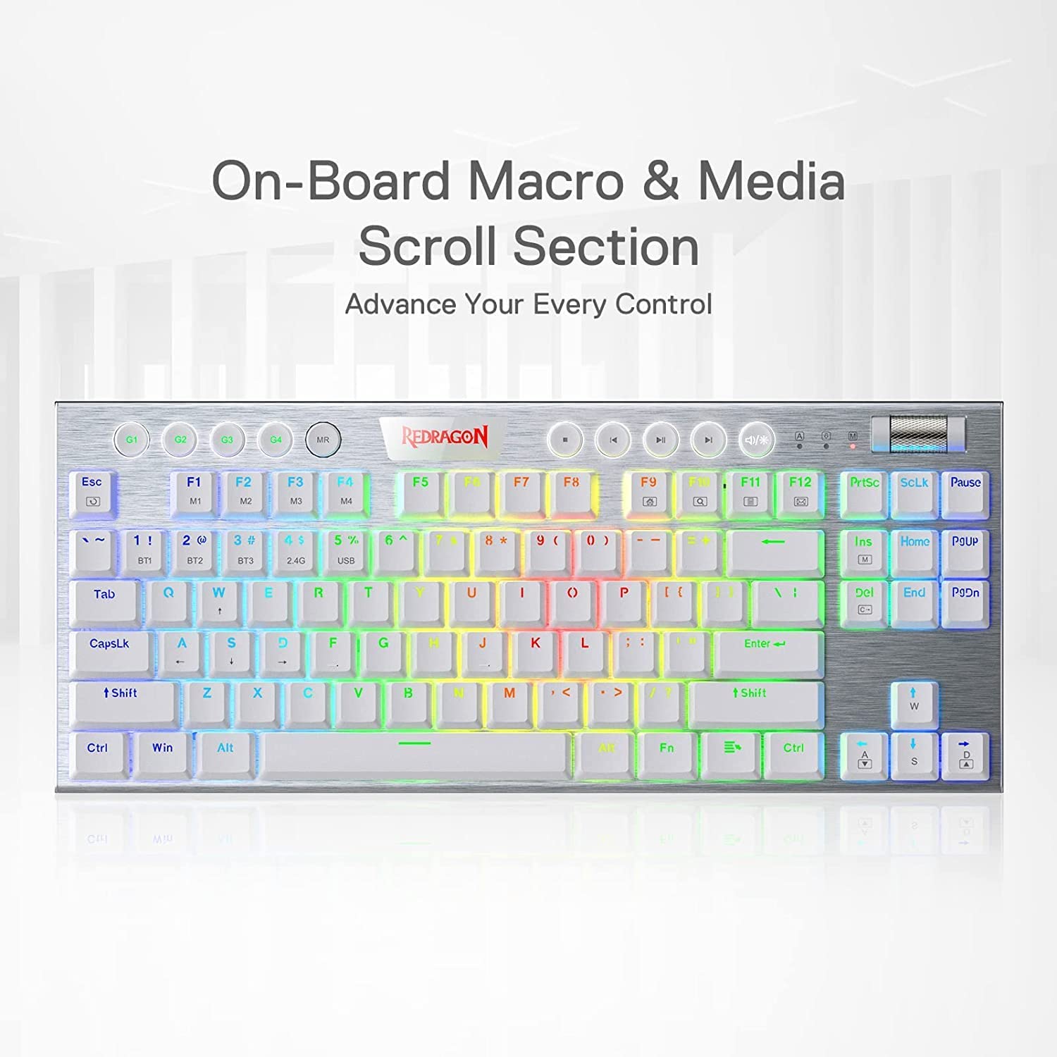 Redragon K621 White Horus RGB Mechanical Gaming Keyboard price in Pakistan